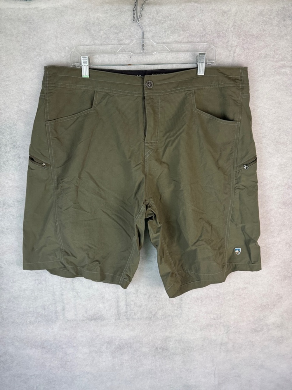 Kuh Men's Olive Green Board Shorts